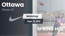 Matchup: Ottawa  vs. SPRING HILL  2019