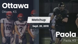 Matchup: Ottawa  vs. Paola  2019
