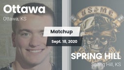 Matchup: Ottawa  vs. SPRING HILL  2020