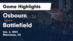 Osbourn  vs Battlefield Game Highlights - Jan. 6, 2023