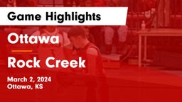 Ottawa  vs Rock Creek  Game Highlights - March 2, 2024