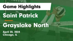Saint Patrick  vs Grayslake North  Game Highlights - April 20, 2024