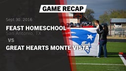 Recap: Feast HomeSchool  vs. Great hearts monte vista 2016