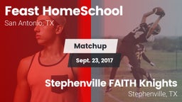 Matchup: Feast HomeSchool vs. Stephenville FAITH Knights 2017