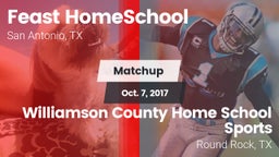 Matchup: Feast HomeSchool vs. Williamson County Home School Sports 2017