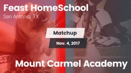 Matchup: Feast HomeSchool vs. Mount Carmel Academy 2017