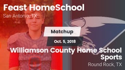 Matchup: Feast HomeSchool vs. Williamson County Home School Sports 2018
