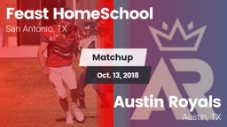 Matchup: Feast HomeSchool vs. Austin Royals 2018
