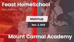 Matchup: Feast HomeSchool vs. Mount Carmal Academy 2018
