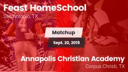 Matchup: Feast HomeSchool vs. Annapolis Christian Academy  2019