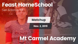 Matchup: Feast HomeSchool vs. Mt Carmel Academy 2019