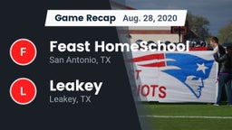 Recap: Feast HomeSchool  vs. Leakey  2020