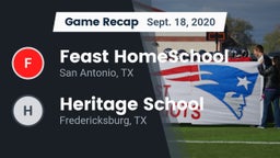 Recap: Feast HomeSchool  vs. Heritage School 2020