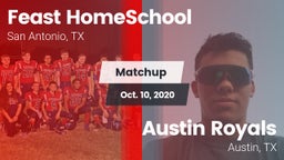 Matchup: Feast HomeSchool vs. Austin Royals 2020