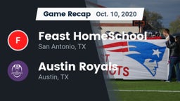 Recap: Feast HomeSchool  vs. Austin Royals 2020