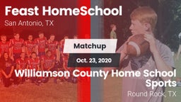 Matchup: Feast HomeSchool vs. Williamson County Home School Sports 2020