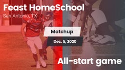 Matchup: Feast HomeSchool vs. All-start game 2020