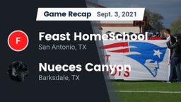 Recap: Feast HomeSchool  vs. Nueces Canyon  2021