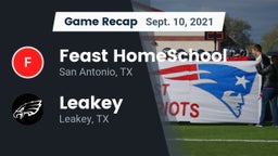 Recap: Feast HomeSchool  vs. Leakey  2021