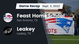 Recap: Feast HomeSchool  vs. Leakey  2022