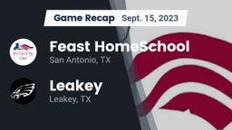 Recap: Feast HomeSchool  vs. Leakey  2023