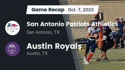 Recap: San Antonio Patriots Athletics vs. Austin Royals 2023