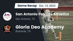 Recap: San Antonio Patriots Athletics vs. Gloria Deo Academy 2023