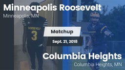 Matchup: Minneapolis vs. Columbia Heights  2018