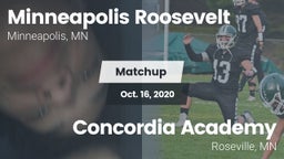 Matchup: Minneapolis vs. Concordia Academy 2020