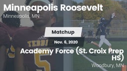 Matchup: Minneapolis vs. Academy Force (St. Croix Prep HS) 2020