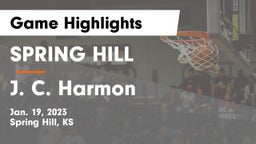 SPRING HILL  vs J. C. Harmon  Game Highlights - Jan. 19, 2023