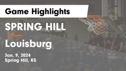 SPRING HILL  vs Louisburg  Game Highlights - Jan. 9, 2024
