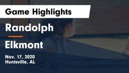 Randolph  vs Elkmont  Game Highlights - Nov. 17, 2020
