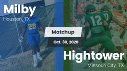 Matchup: Milby  vs. Hightower  2020