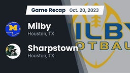 Recap: Milby  vs. Sharpstown  2023