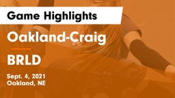 Oakland-Craig  vs BRLD Game Highlights - Sept. 4, 2021