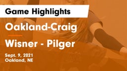 Oakland-Craig  vs Wisner - Pilger  Game Highlights - Sept. 9, 2021