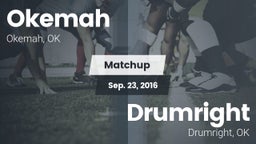 Matchup: Okemah  vs. Drumright  2016
