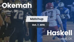 Matchup: Okemah  vs. Haskell  2016