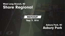 Matchup: Shore Regional High vs. Asbury Park  2016