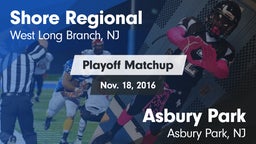 Matchup: Shore Regional High vs. Asbury Park  2016