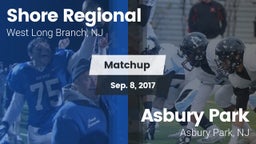Matchup: Shore Regional High vs. Asbury Park  2017