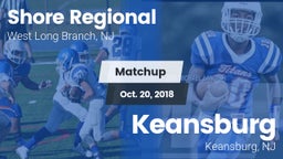 Matchup: Shore Regional High vs. Keansburg  2018