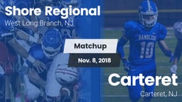 Matchup: Shore Regional High vs. Carteret  2018