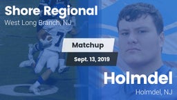 Matchup: Shore Regional High vs. Holmdel  2019