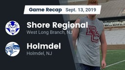 Recap: Shore Regional  vs. Holmdel  2019