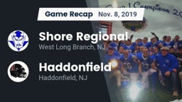 Recap: Shore Regional  vs. Haddonfield  2019