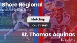 Matchup: Shore Regional High vs. St. Thomas Aquinas 2020