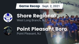 Recap: Shore Regional  vs. Point Pleasant Boro  2021