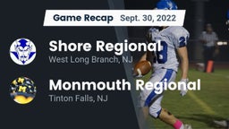 Recap: Shore Regional  vs. Monmouth Regional  2022